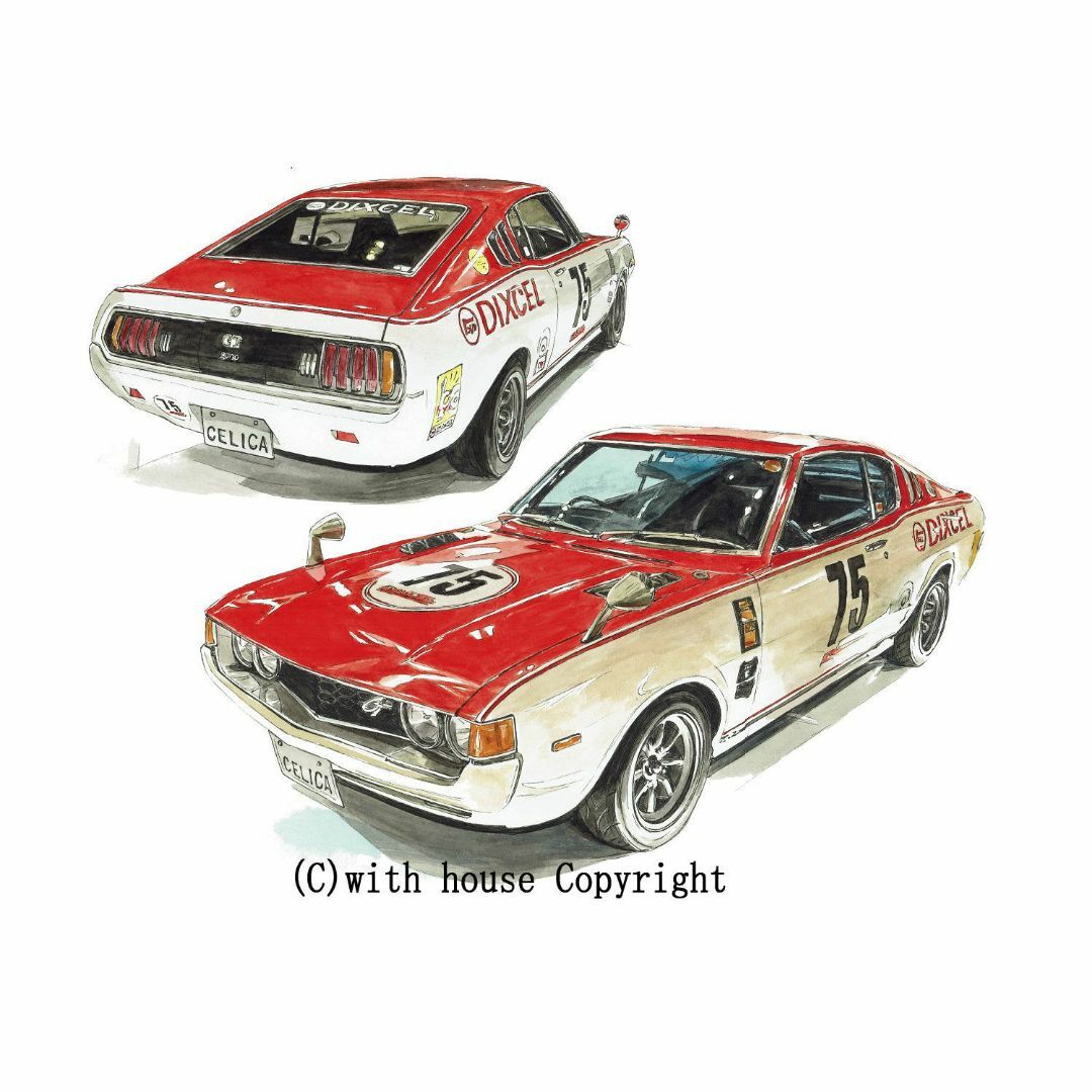 最適な材料 トヨタ - NC-679セリカ2000GT限定版画サイン額装作家平右ヱ門の F1