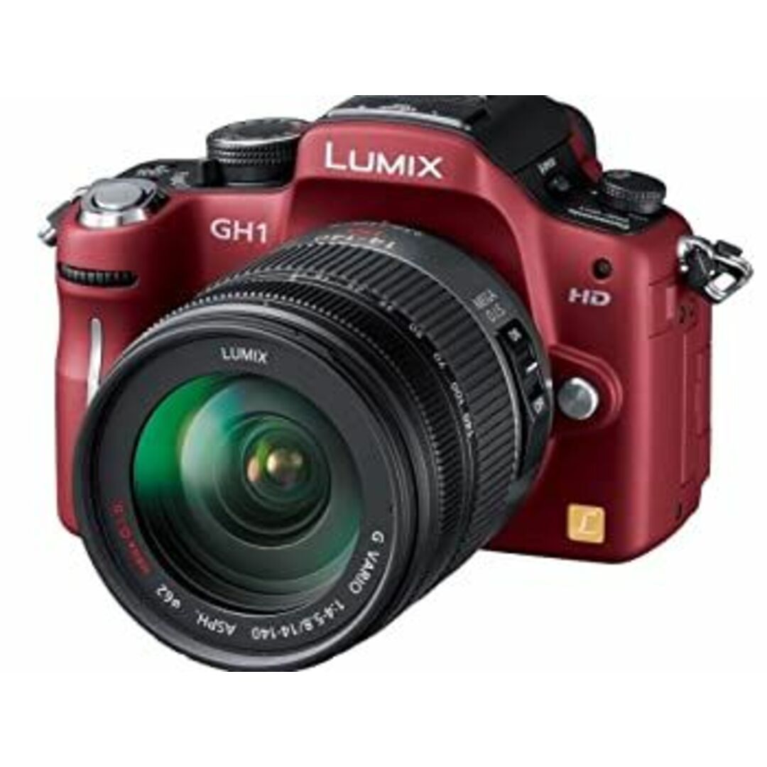 パナソニック デジタル一眼カメラ LUMIX GH1 レンズキットコンフォートレッド DMC-GH1K-R スマホ/家電/カメラのカメラ(デジタル一眼)の商品写真