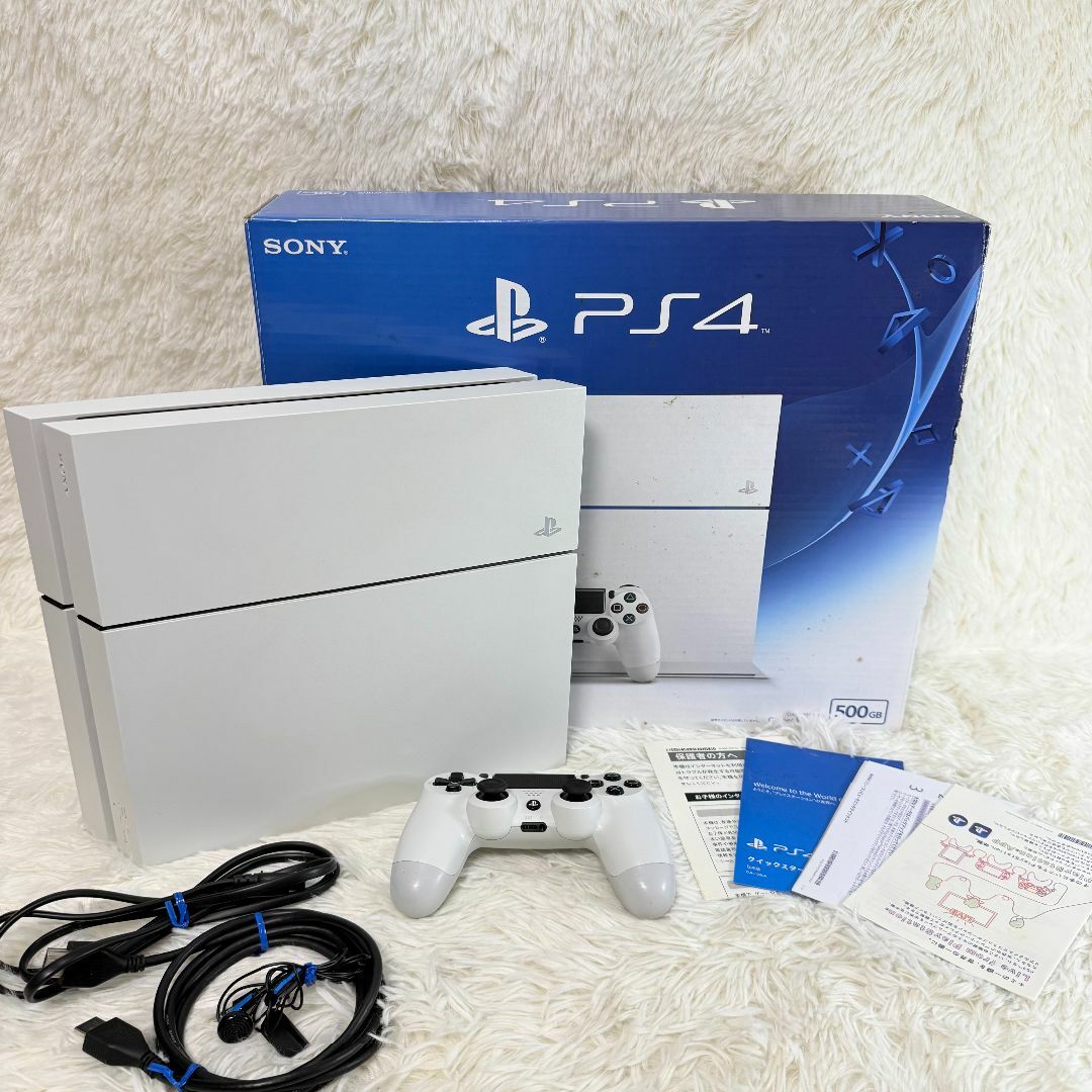 PlayStation4 - PlayStation®4 グレイシャー・ホワイト 500GBの PlayStation4 - PlayStation®4 グレイシャー・ホワイト 500GBの