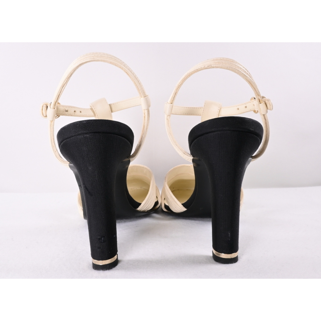 CHANEL - 【美品】CHANEL ストラップ パール サンダル ココ CHANEL - 【美品】CHANEL ストラップ パール サンダル ココ
