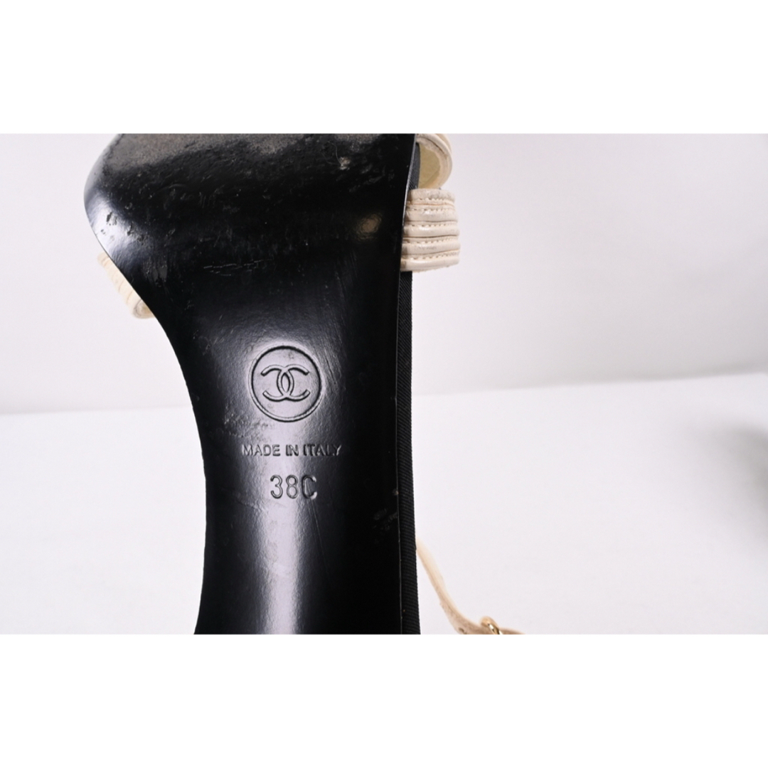 CHANEL - 【美品】CHANEL ストラップ パール サンダル ココ CHANEL - 【美品】CHANEL ストラップ パール サンダル ココ