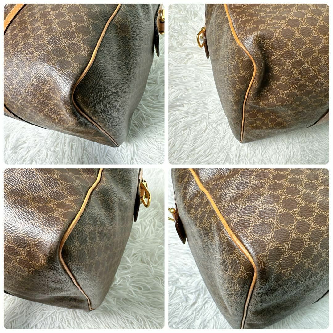 CELINE - 美品✨セリーヌ マカダム柄 ボストンバッグ 2way 大 CELINE - 美品✨セリーヌ マカダム柄 ボストンバッグ 2way 大