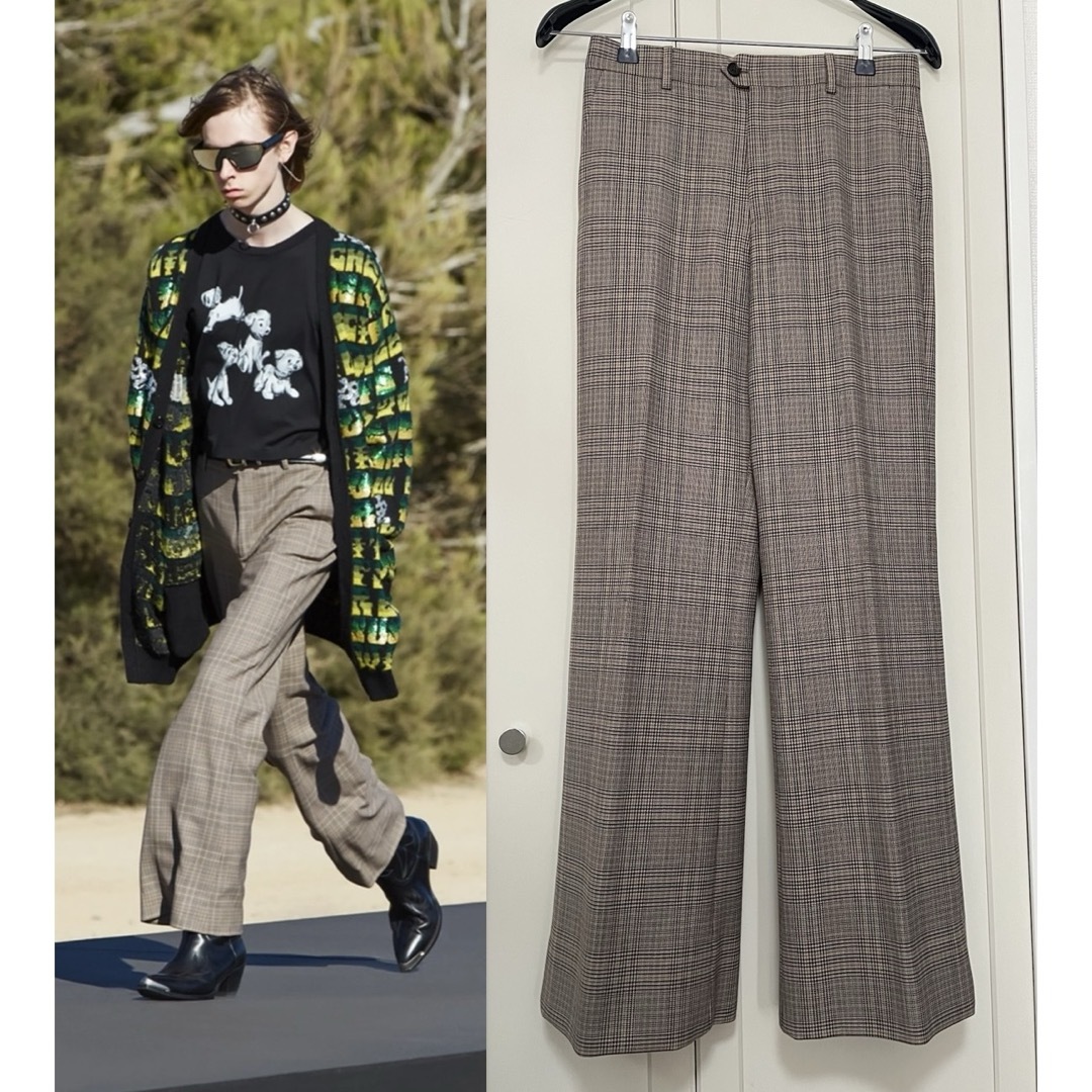 CELINE - CELINE 22SS ブーツカットパンツ 44 フレア スラックス CELINE - CELINE 22SS ブーツカットパンツ 44 フレア スラックス