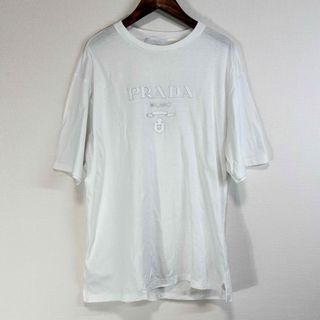 PRADA - PRADA 白Tシャツ Mの通販 by あっくん's shop|プラダ PRADA - PRADA 白Tシャツ Mの通販 by あっくん's shop|プラダ