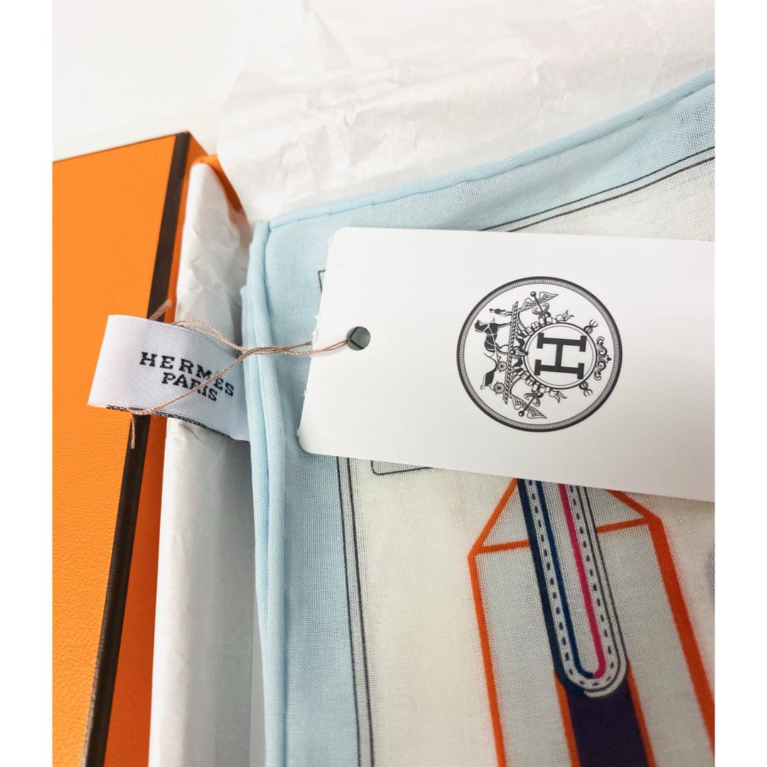 HERMES - 未使用 定価4.5万 エルメス ハンカチーフ 《サングル HERMES - 未使用 定価4.5万 エルメス ハンカチーフ 《サングル