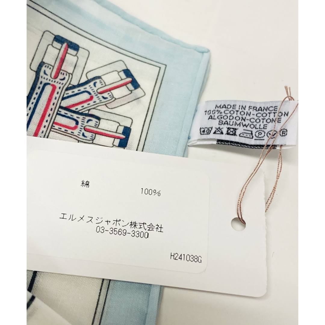 HERMES - 未使用 定価4.5万 エルメス ハンカチーフ 《サングル HERMES - 未使用 定価4.5万 エルメス ハンカチーフ 《サングル