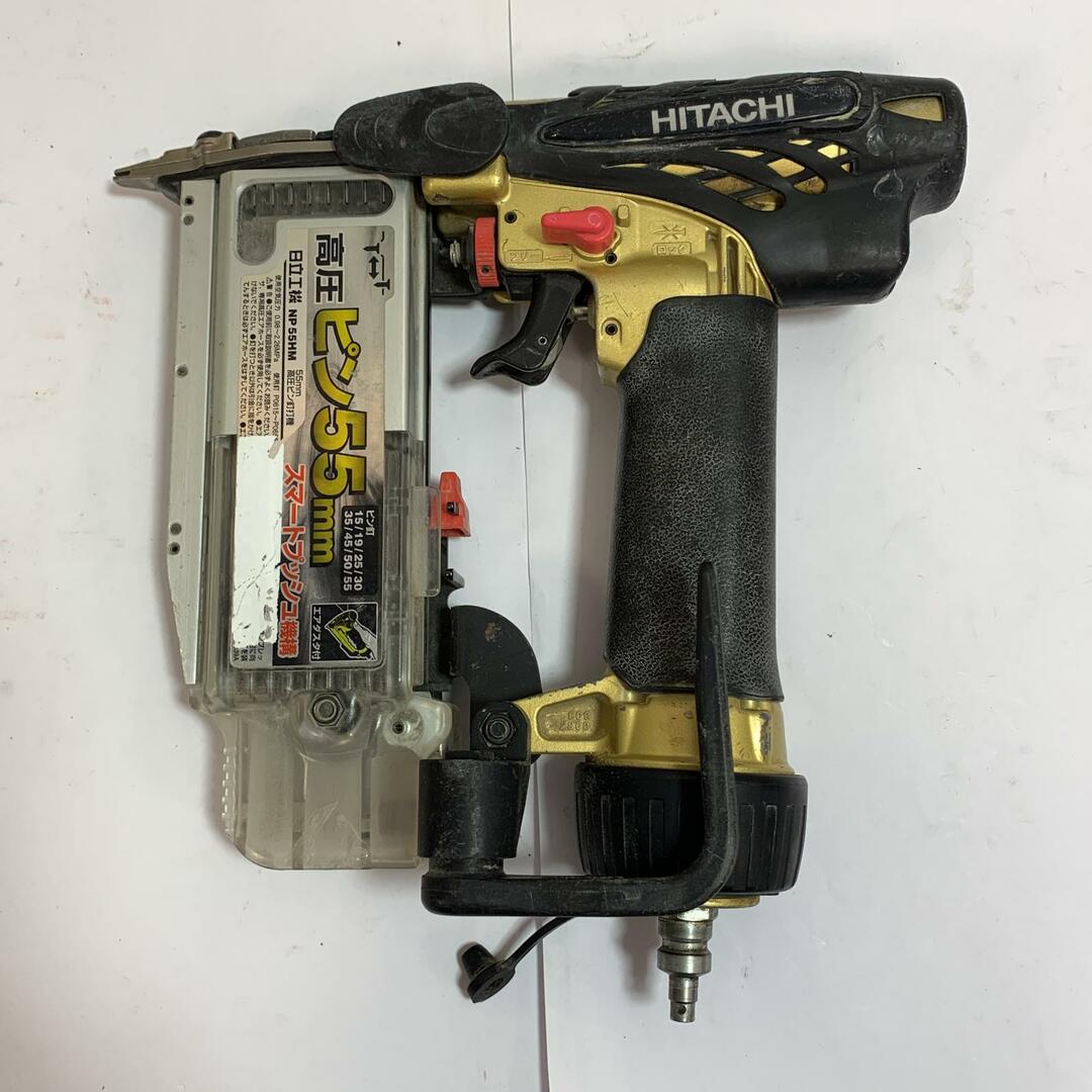 日立 - ♭♭HITACHI 日立 55mm 高圧ピン釘打機 NP55HM ブラック 日立 - ♭♭HITACHI 日立 55mm 高圧ピン釘打機 NP55HM ブラック