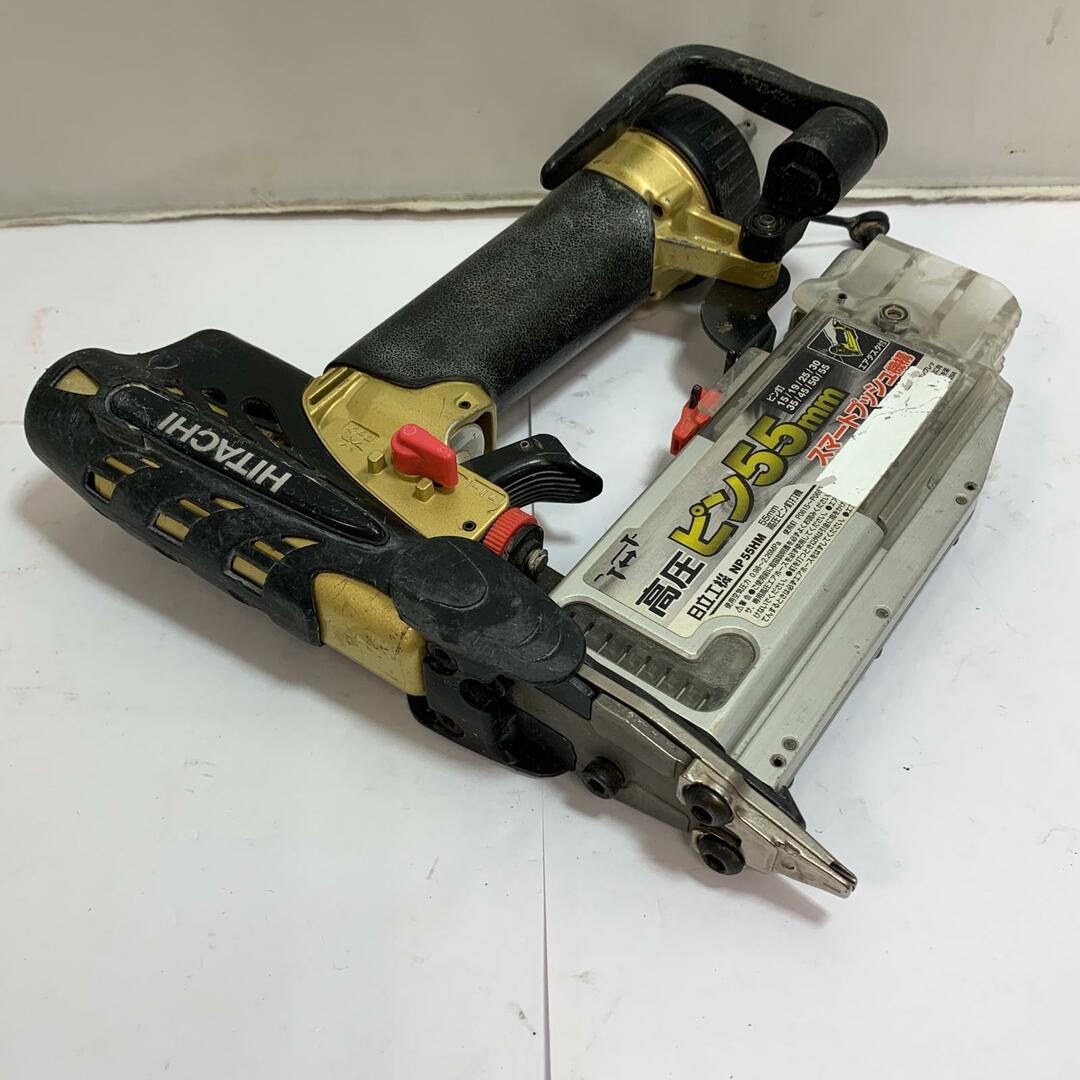 日立 - ♭♭HITACHI 日立 55mm 高圧ピン釘打機 NP55HM ブラック 日立 - ♭♭HITACHI 日立 55mm 高圧ピン釘打機 NP55HM ブラック