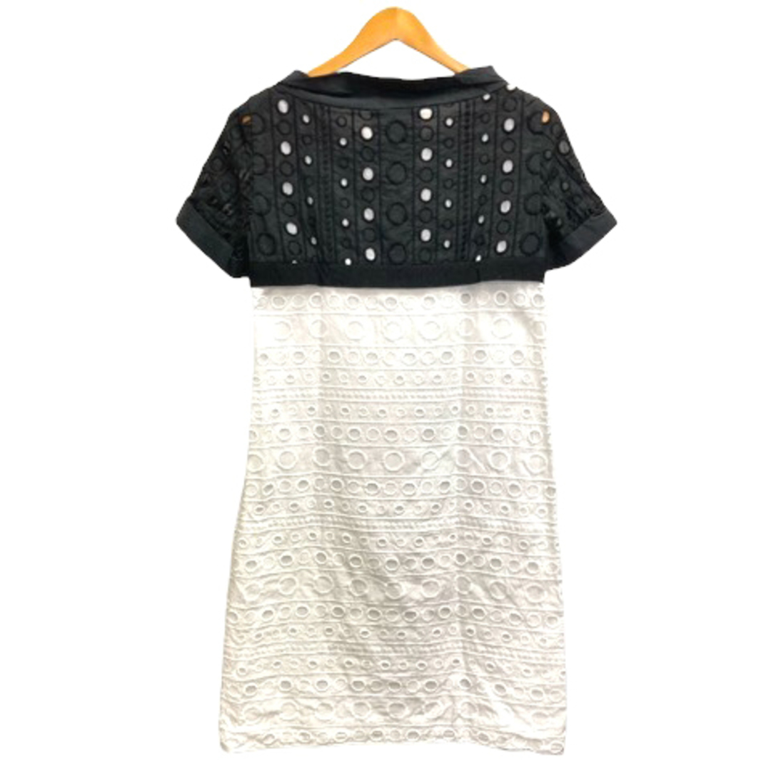 MOSCHINO - MOSCHINO BOUTIQU ワンピース 膝丈 38 ホワイト MOSCHINO - MOSCHINO BOUTIQU ワンピース 膝丈 38 ホワイト