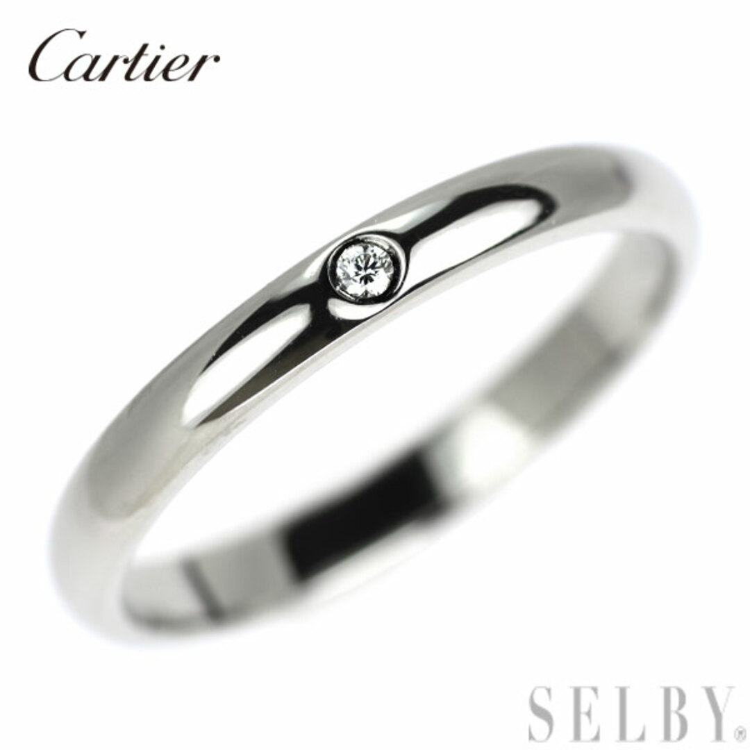 日本最大の ダイヤモンド Pt950 カルティエ - Cartier リング バンドの 50号 プラチナ