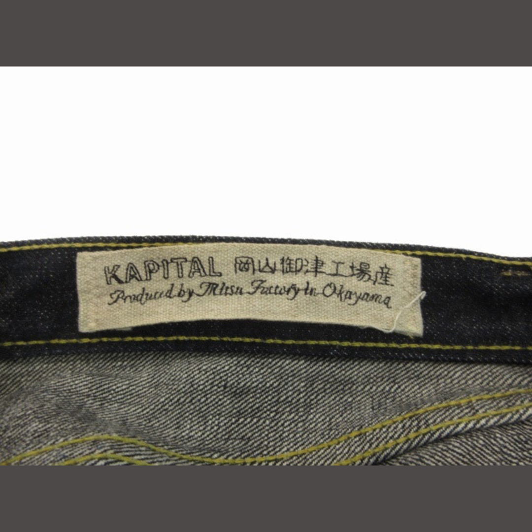 KAPITAL - キャピタル デニム ショーツ W29 ブルー系 ボタン KAPITAL - キャピタル デニム ショーツ W29 ブルー系 ボタン