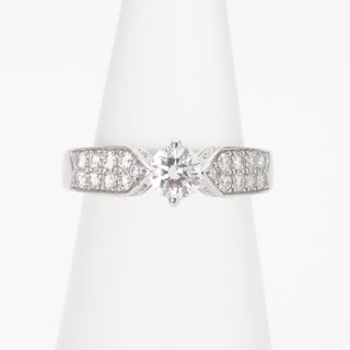CHAUMET - ショーメ CHAUMET トルサード 7号 リング ダイヤ 1P CHAUMET - ショーメ CHAUMET トルサード 7号 リング ダイヤ 1P