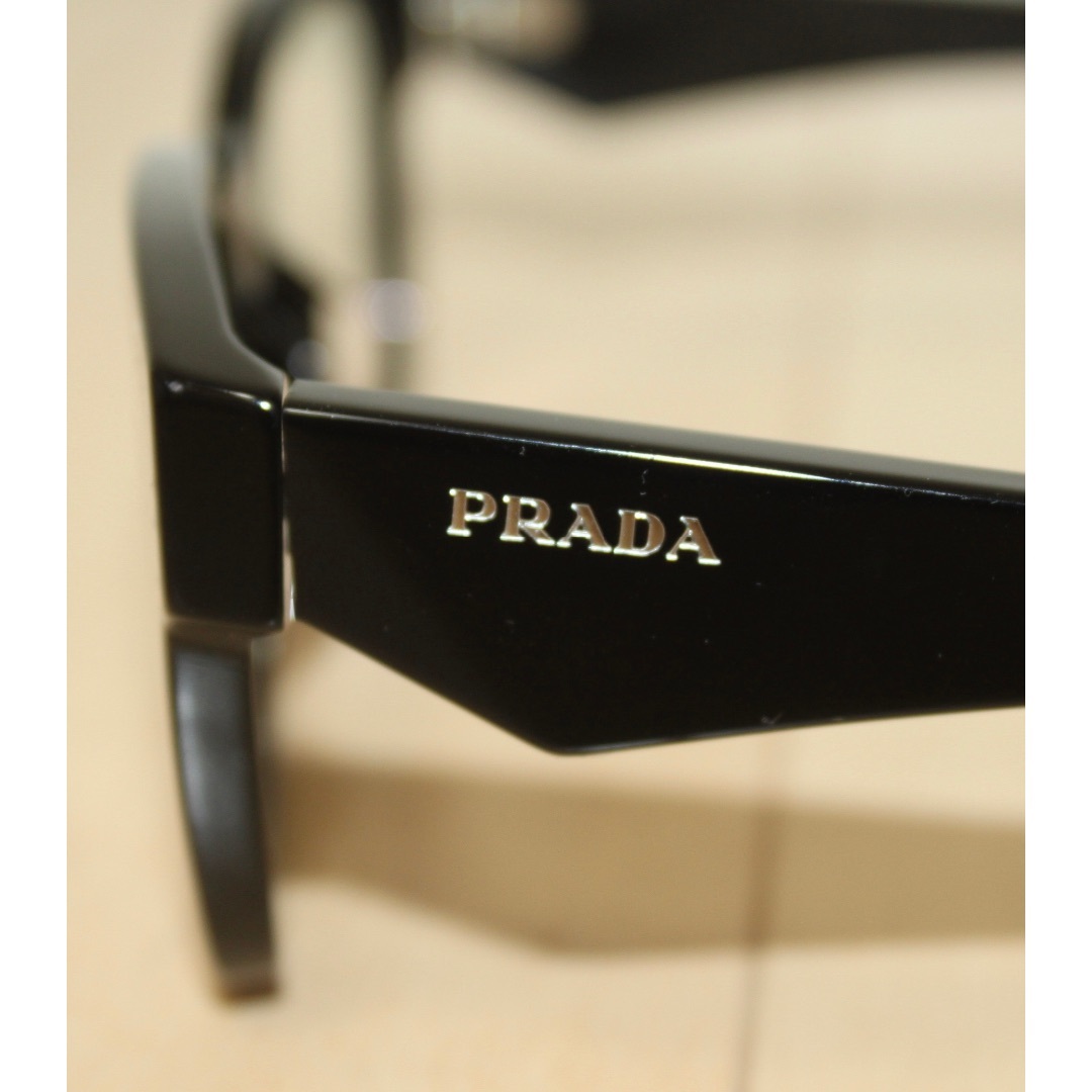 PRADA - PRADA 2025年 最新 クリスタル ブラック メガネ 54-18の