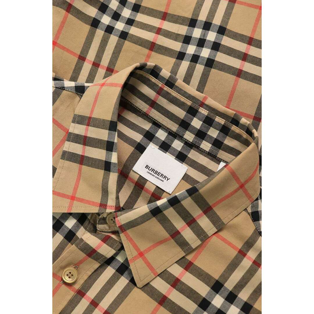 BURBERRY - バーバリー 19AW 8017567 ロゴプリントチェック長袖 BURBERRY - バーバリー 19AW 8017567 ロゴプリントチェック長袖