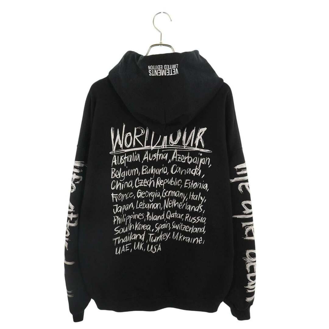 VETEMENTS - ヴェトモン 22SS UE52TR470S ワールドツアーロゴ VETEMENTS - ヴェトモン 22SS UE52TR470S ワールドツアーロゴ