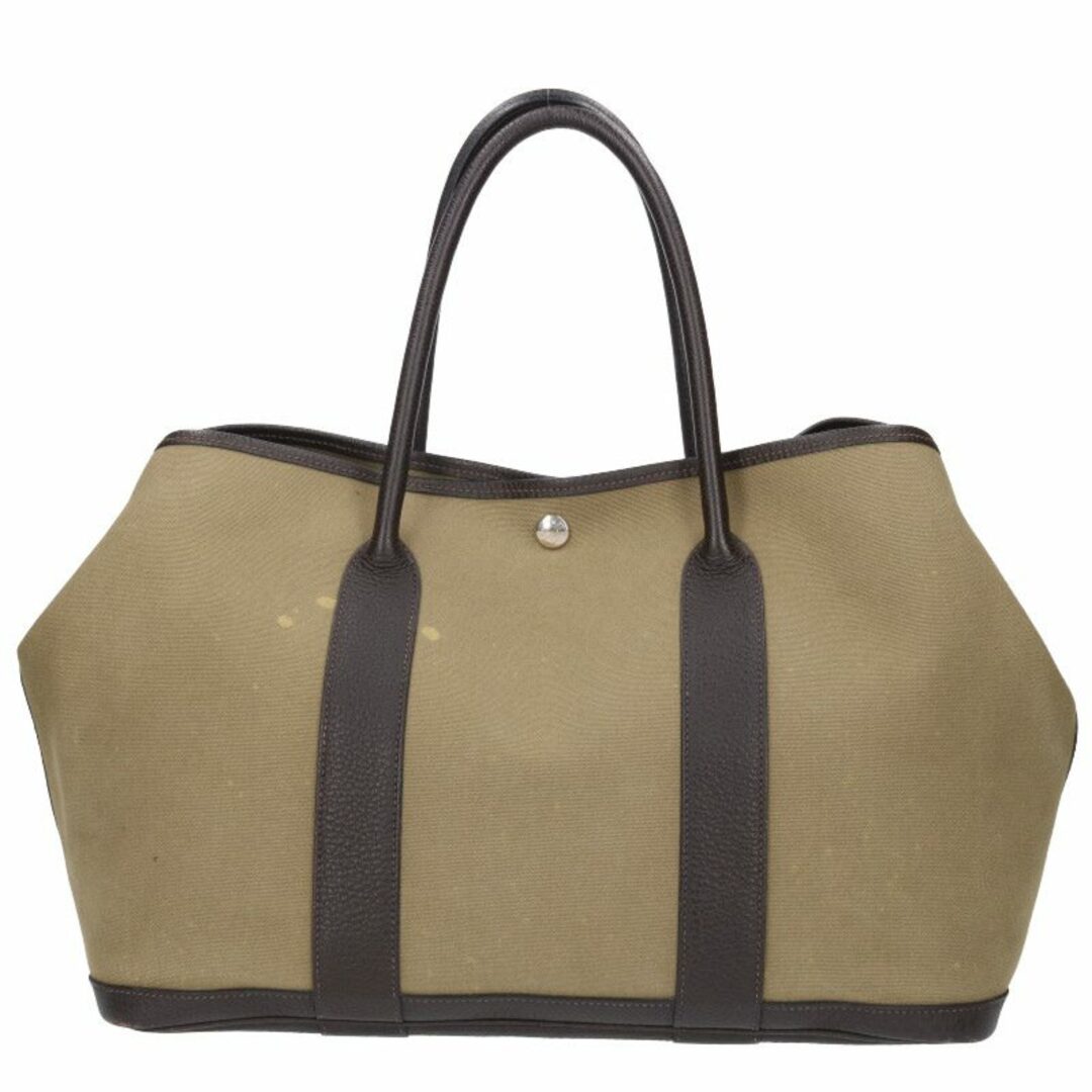 HERMES - エルメス ガーデンパーティPM T刻印 キャンバス HERMES - エルメス ガーデンパーティPM T刻印 キャンバス