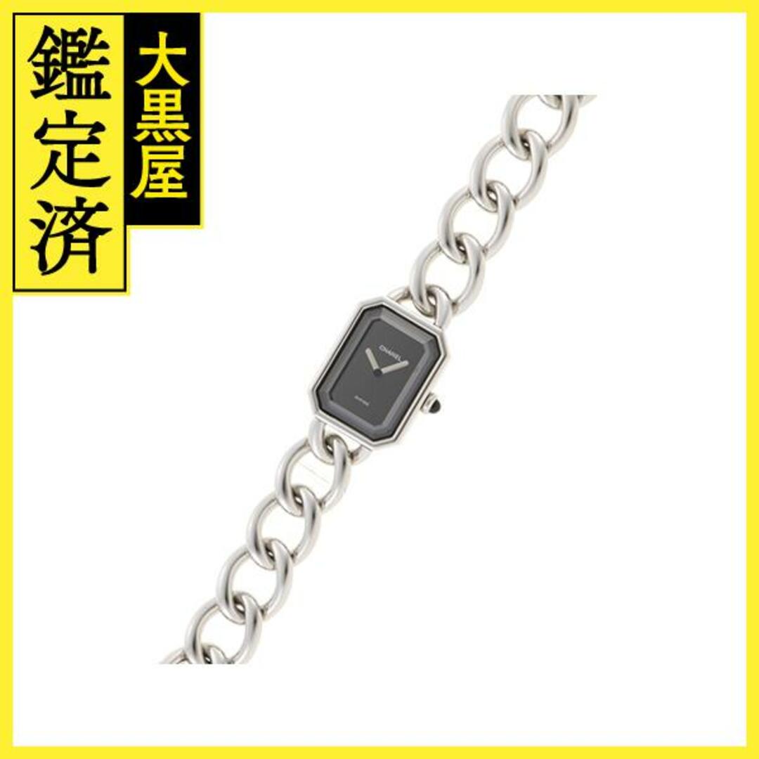 CHANEL シャネル プルミエールL SS クォーツ ブラック文字盤