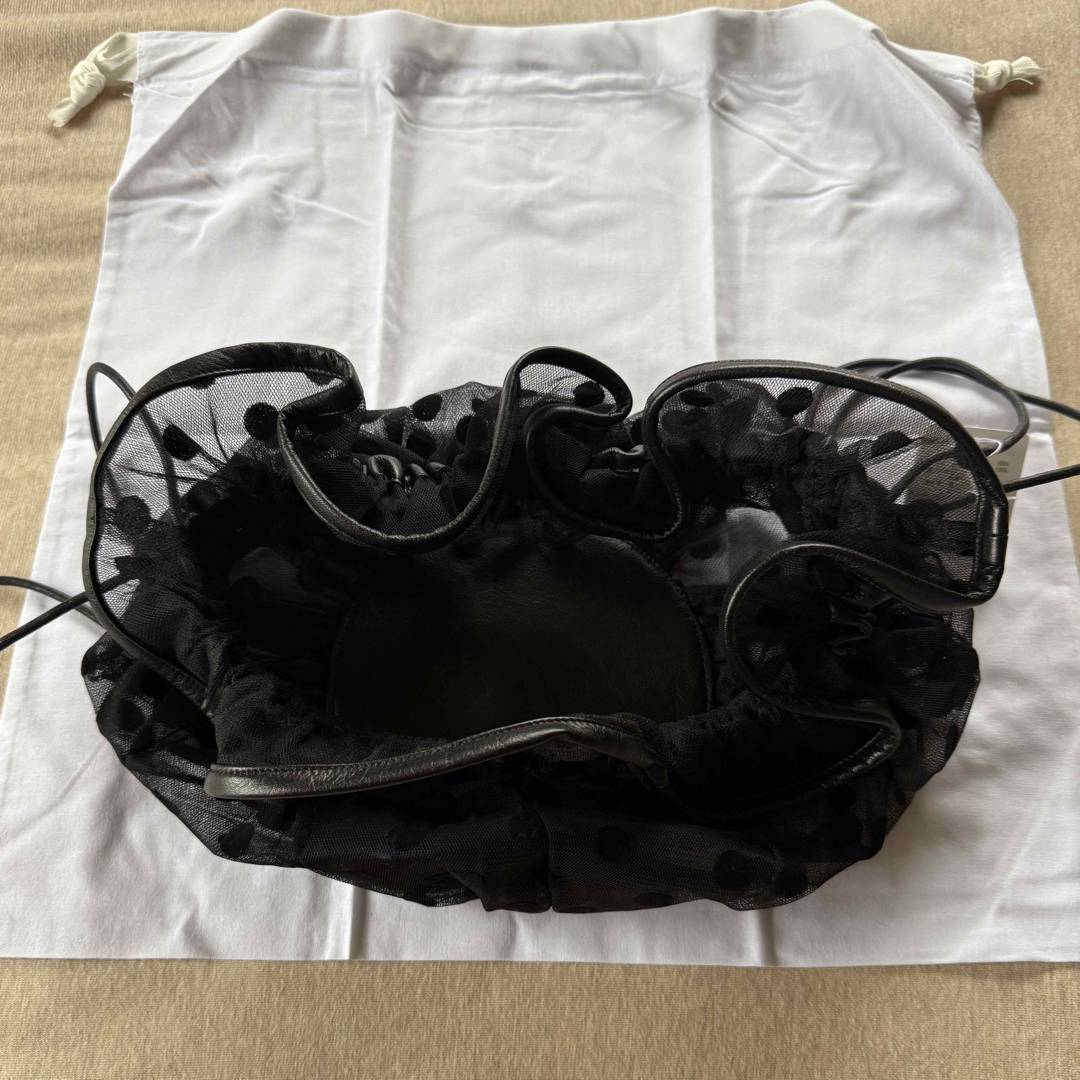 LUDLOW - 黒新品50%off Ludlow チュール シアー レザー LUDLOW - 黒新品50%off Ludlow チュール シアー レザー