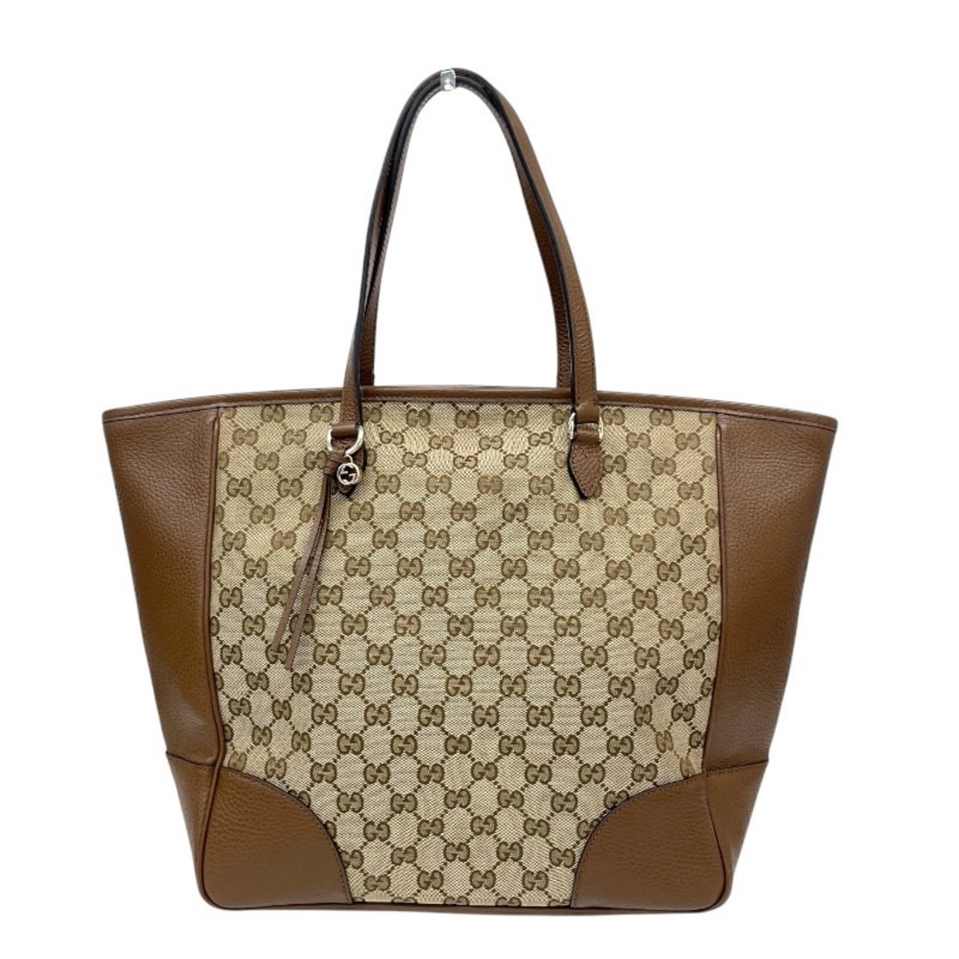 GUCCI - 【GUCCI】グッチ ブリーライン 449242 トートバッグ GGキャンバス レディース ハンド ベージュ ブラウン