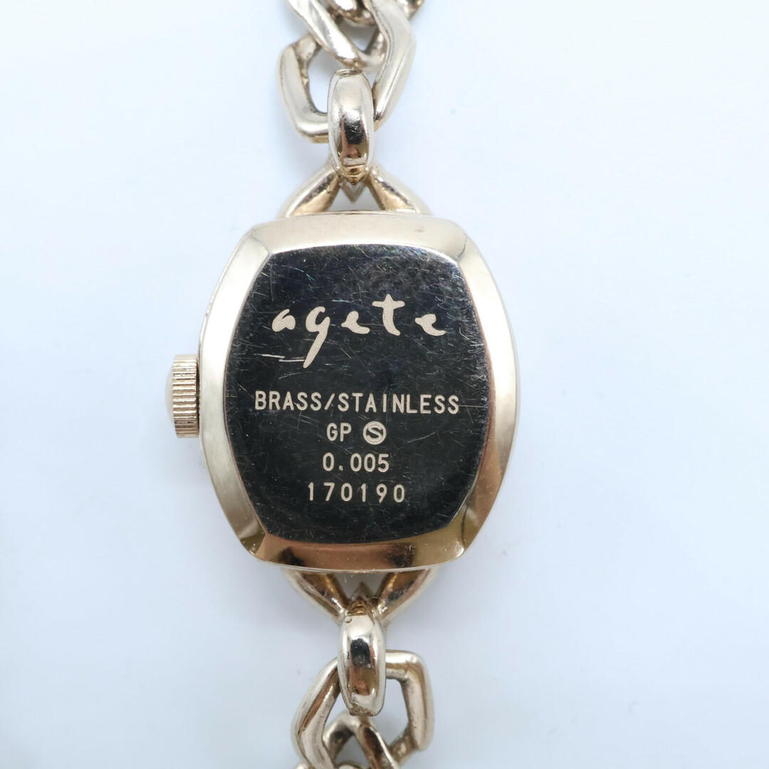 agete - アガット 10181120001 0.005 トノーフェイス ジュエリー agete - アガット 10181120001 0.005 トノーフェイス ジュエリー