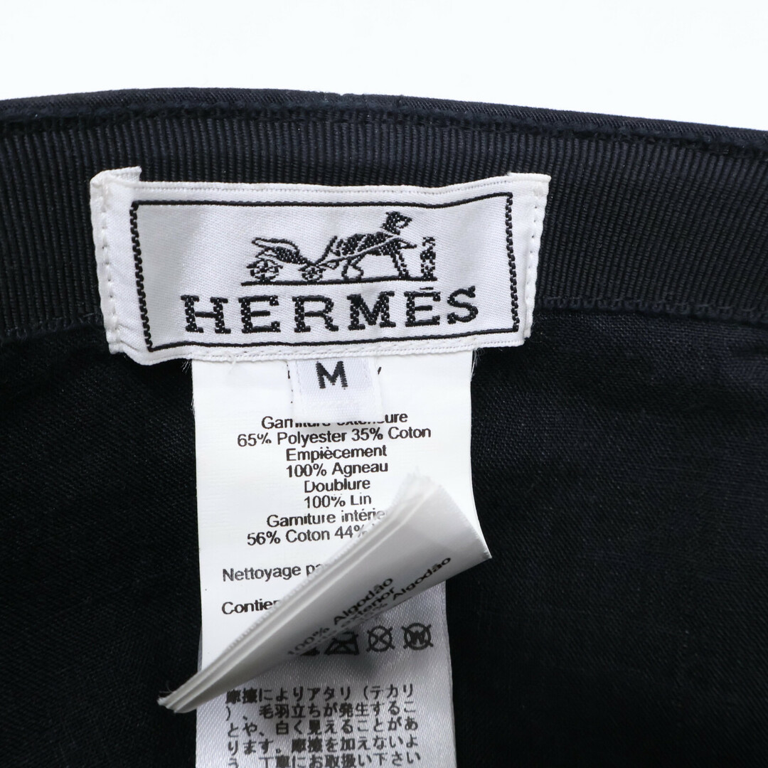 HERMES - エルメス Texas Dream 刺繍 ベースボールキャップ Mの HERMES - エルメス Texas Dream 刺繍 ベースボールキャップ Mの