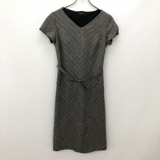ノーリーズ(NOLLEY'S)の【NOLLEY'S】ノーリーズ　レディース　ワンピース　半袖　黒系　サイズ38(その他)