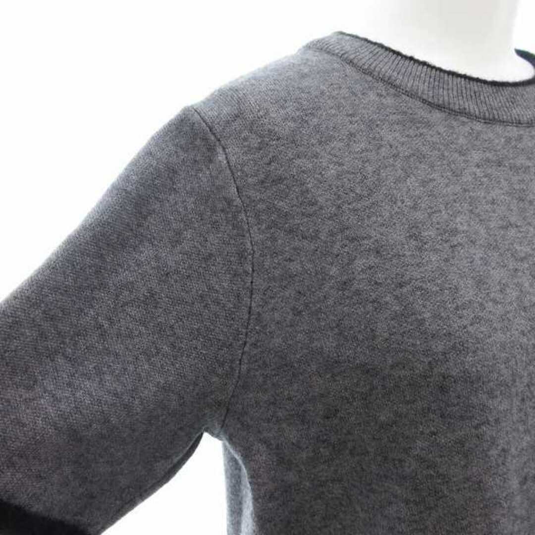 ZARA - ザラ ZARA 美品 ニット セーター クルーネック L グレー ZARA - ザラ ZARA 美品 ニット セーター クルーネック L グレー