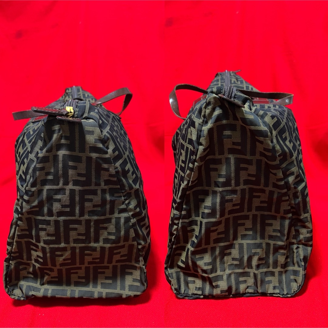 FENDI - 極美品 FENDI フェンディ ズッカ FF ボストン バッグ 本 FENDI - 極美品 FENDI フェンディ ズッカ FF ボストン バッグ 本