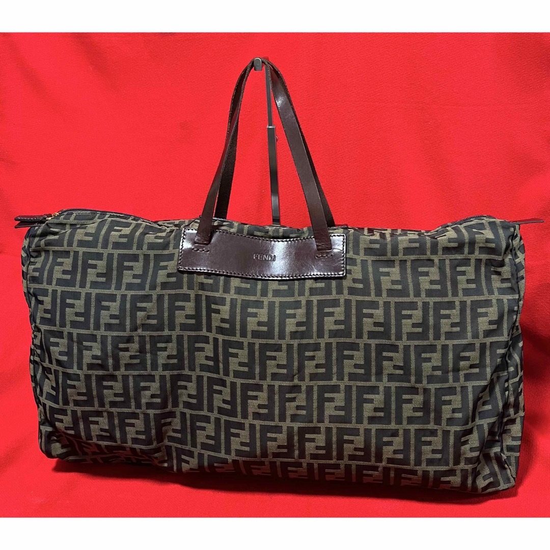FENDI - 極美品 FENDI フェンディ ズッカ FF ボストン バッグ 本 FENDI - 極美品 FENDI フェンディ ズッカ FF ボストン バッグ 本