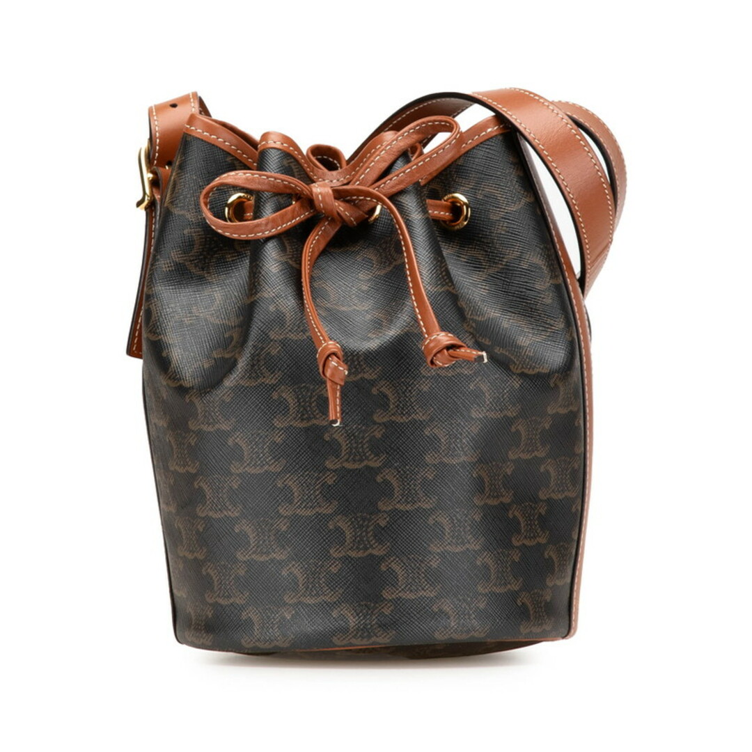 CELINE - セリーヌ トリオンフ スモール ドローストリング 斜め CELINE - セリーヌ トリオンフ スモール ドローストリング 斜め