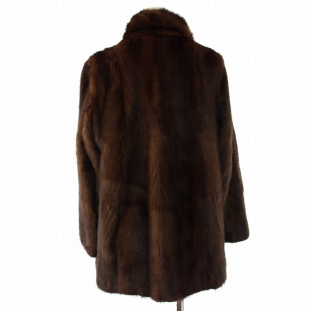 サガミンク LAPP FUR ミンクファーコート ショート 11号 茶 □MT サガミンク LAPP FUR ミンクファーコート ショート 11号 茶 □MT