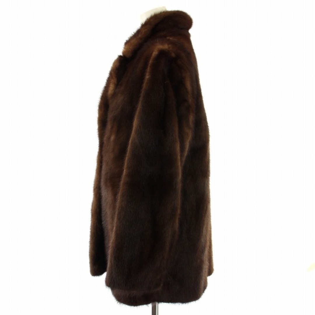 サガミンク LAPP FUR ミンクファーコート ショート 11号 茶 □MT サガミンク LAPP FUR ミンクファーコート ショート 11号 茶 □MT