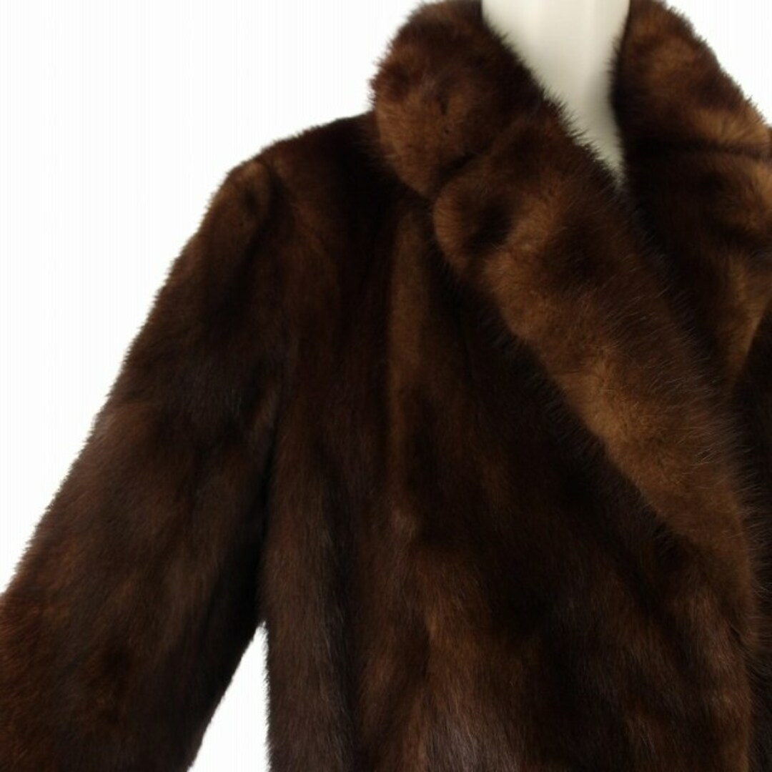 サガミンク LAPP FUR ミンクファーコート ショート 11号 茶 □MT サガミンク LAPP FUR ミンクファーコート ショート 11号 茶 □MT