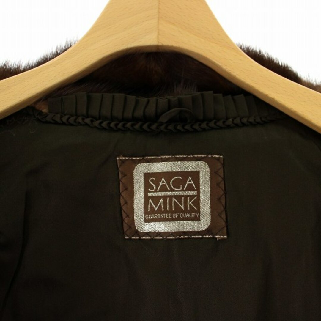サガミンク LAPP FUR ミンクファーコート ショート 11号 茶 □MT サガミンク LAPP FUR ミンクファーコート ショート 11号 茶 □MT