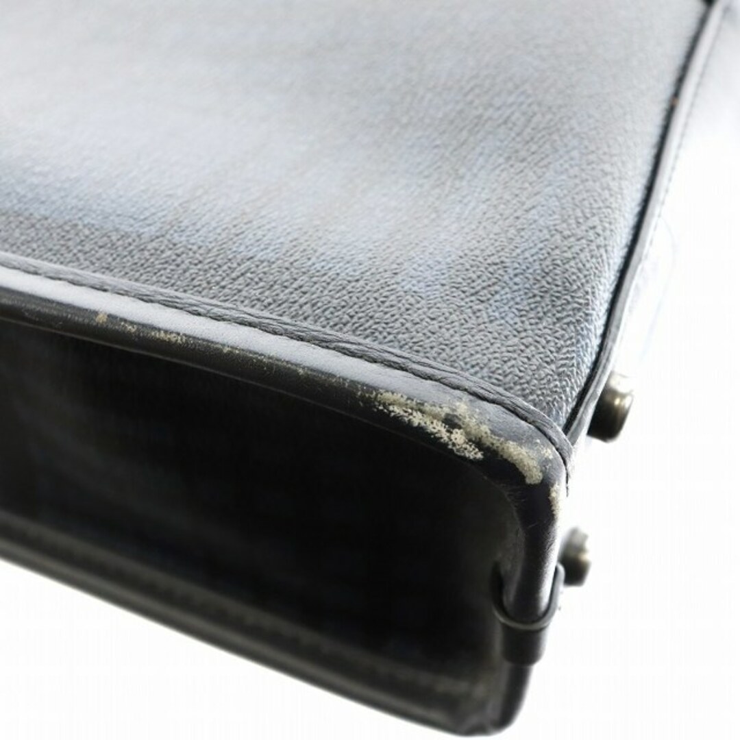 COACH - コーチ ブリーフケース ビジネスバッグ 紺 黒 F37809 COACH - コーチ ブリーフケース ビジネスバッグ 紺 黒 F37809