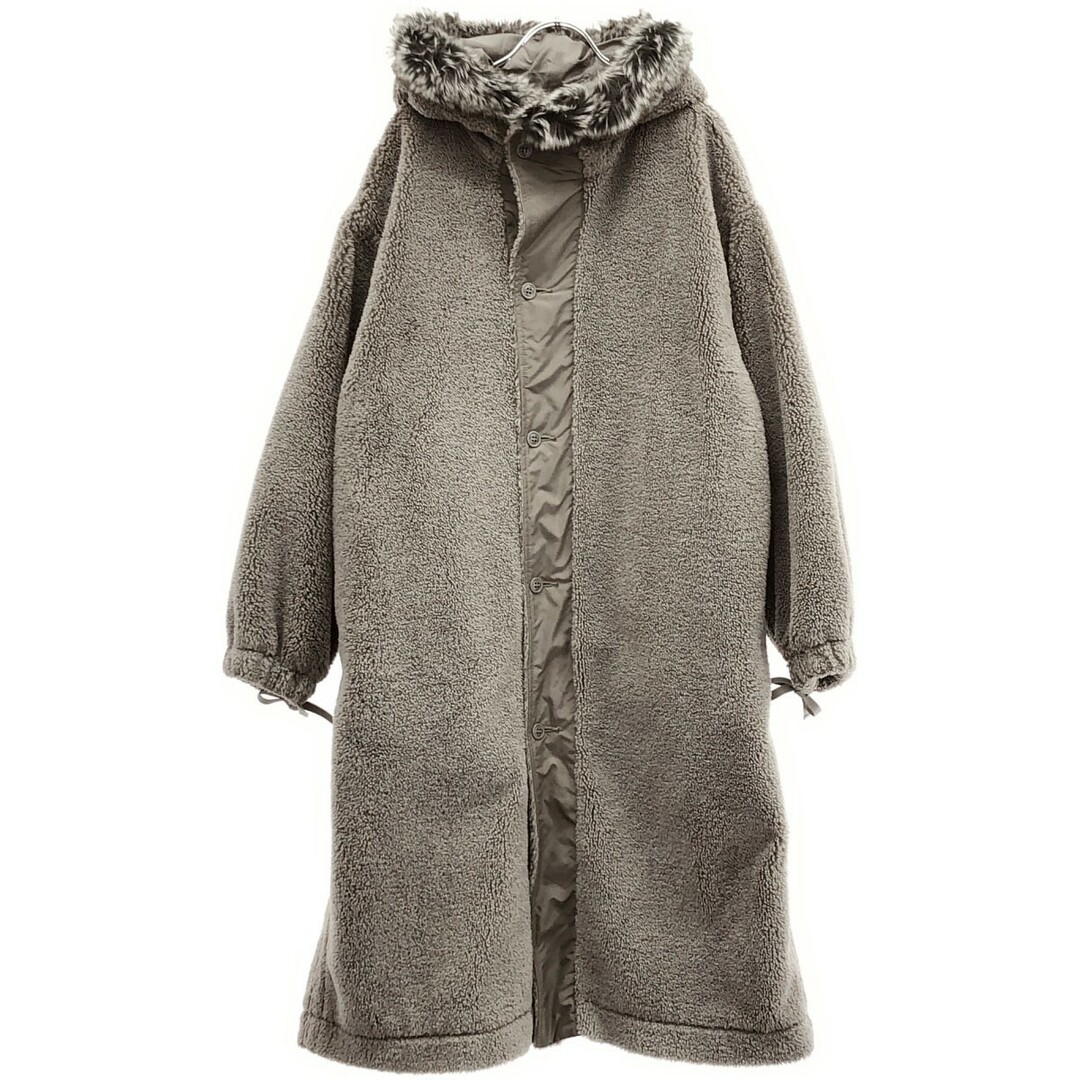 HYKE - HYKE ハイク 20AW HOODED FAUX SHEARLING M-43 TYPE エコ HYKE - HYKE ハイク 20AW HOODED FAUX SHEARLING M-43 TYPE エコ
