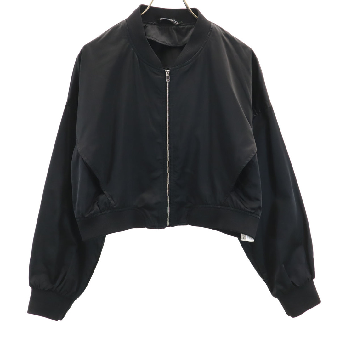 ZARA - 古着 ZARA ザラ ライト ブルゾン L 黒 レディースの通販 ZARA - 古着 ZARA ザラ ライト ブルゾン L 黒 レディースの通販