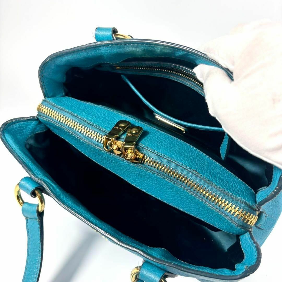 MIU MIU - ✨美品✨ミュウミュウ トートバッグ 2way ヴィッテロ MIU MIU - ✨美品✨ミュウミュウ トートバッグ 2way ヴィッテロ
