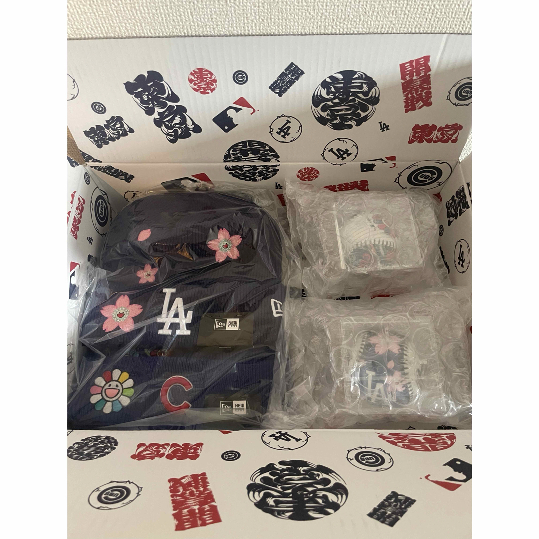 村上隆 MLB Tokyo Series ドジャース カブス ビーニー ボールの 村上隆 MLB Tokyo Series ドジャース カブス ビーニー ボールの