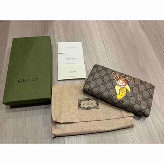 GUCCI - GUCCI ラウンドファスナー長財布 GGスプリーム GUCCI - GUCCI ラウンドファスナー長財布 GGスプリーム