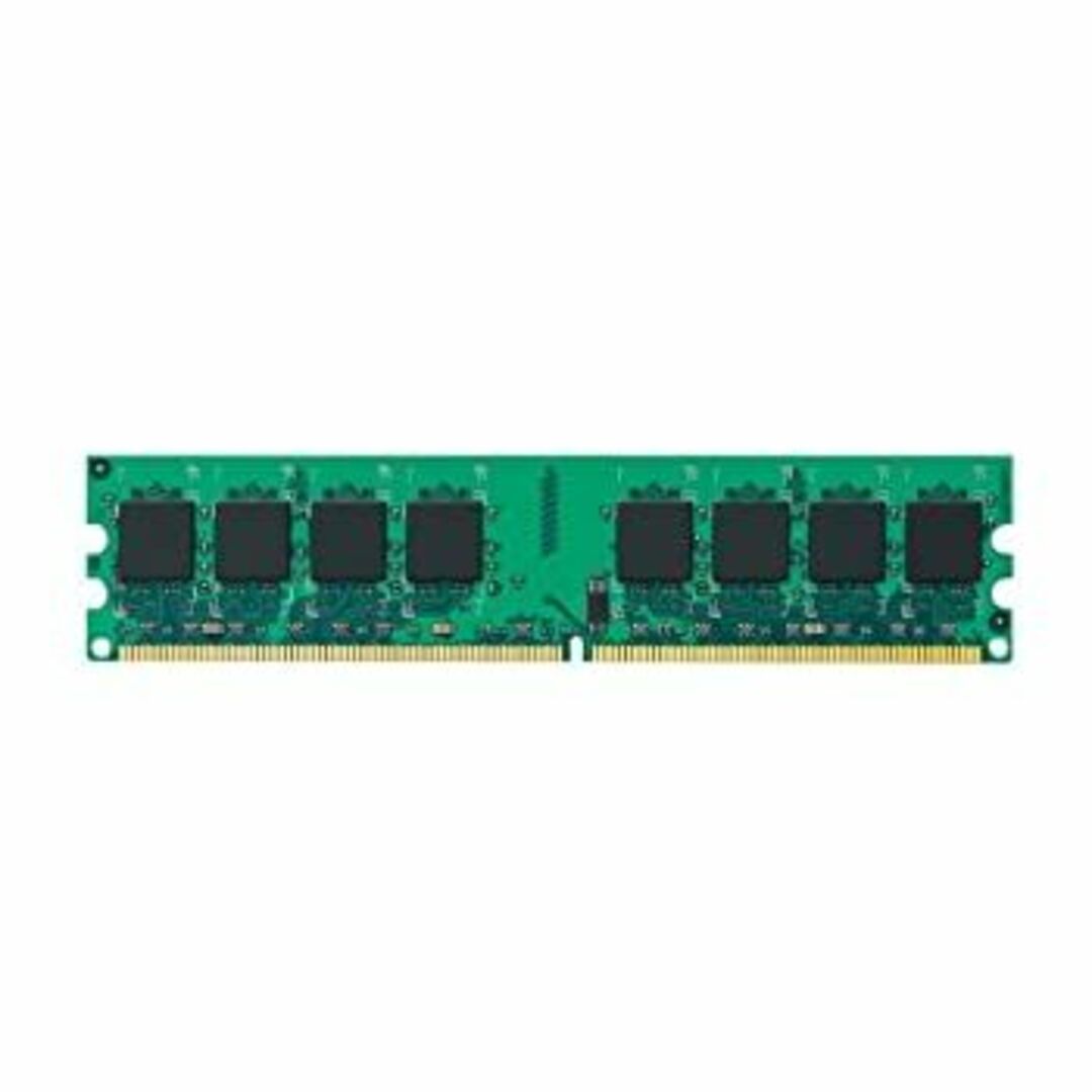 ELECOM デスクトップパソコン用 増設メモリ RoHS対応 DDR2-800/PC2-6400 240pin DDR2-SDRAM DIMM 1GB ET800-1GA/RO スマホ/家電/カメラのPC/タブレット(PCパーツ)の商品写真