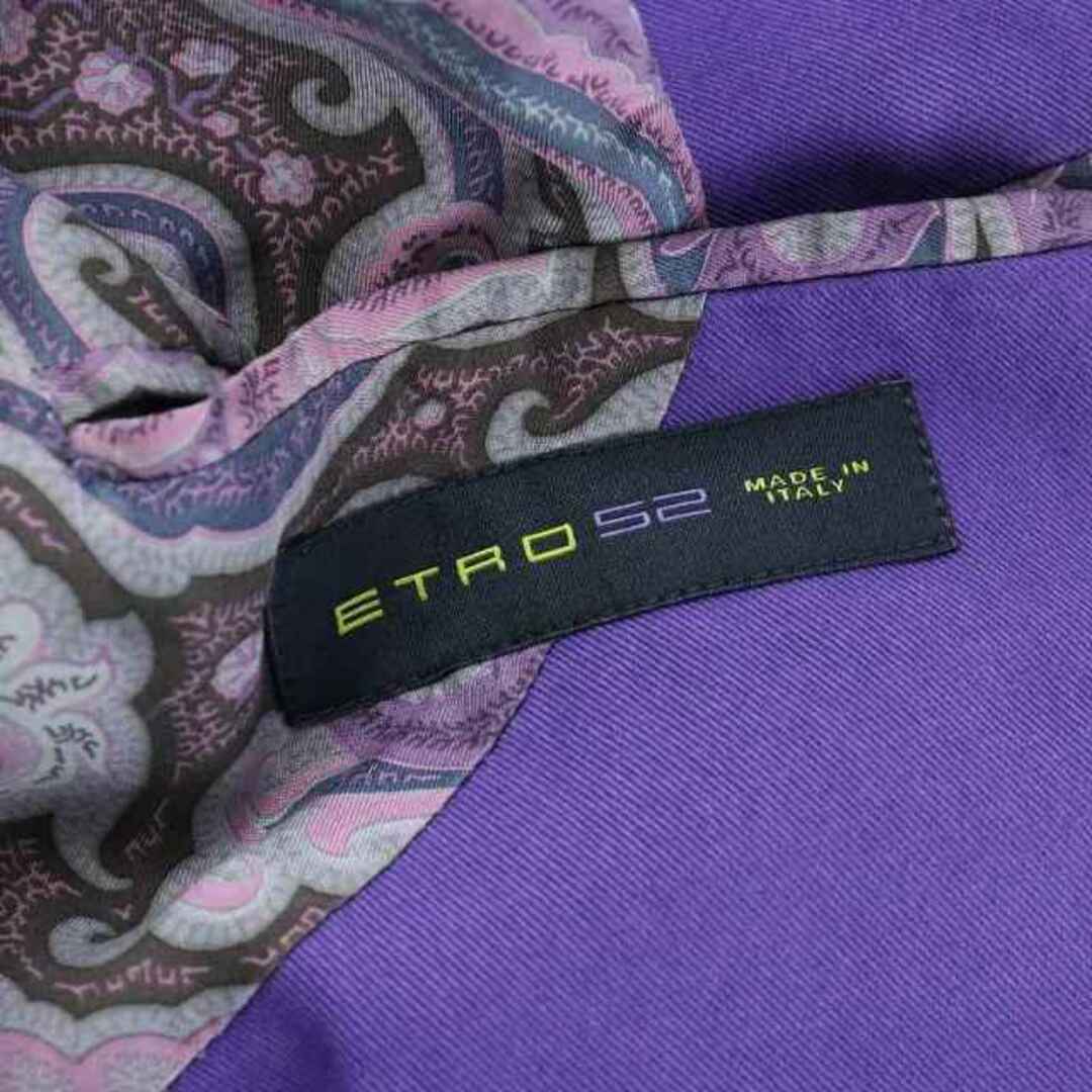 ETRO - エトロ テーラードジャケット ブレザー コットン 2B ETRO - エトロ テーラードジャケット ブレザー コットン 2B