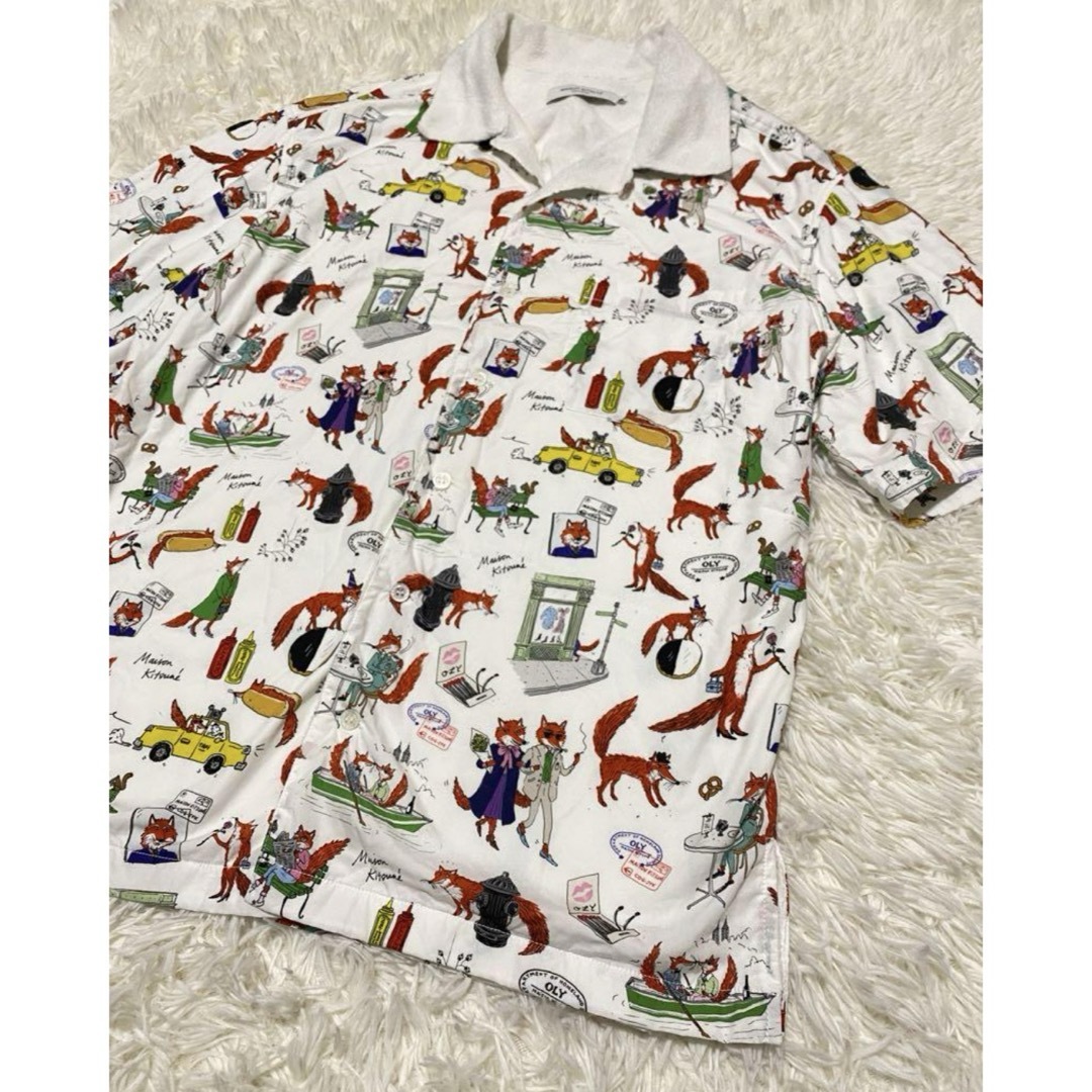 MAISON KITSUNE' - 極美品 メゾンキツネ 22ss ホノルル 総柄 MAISON KITSUNE' - 極美品 メゾンキツネ 22ss ホノルル 総柄