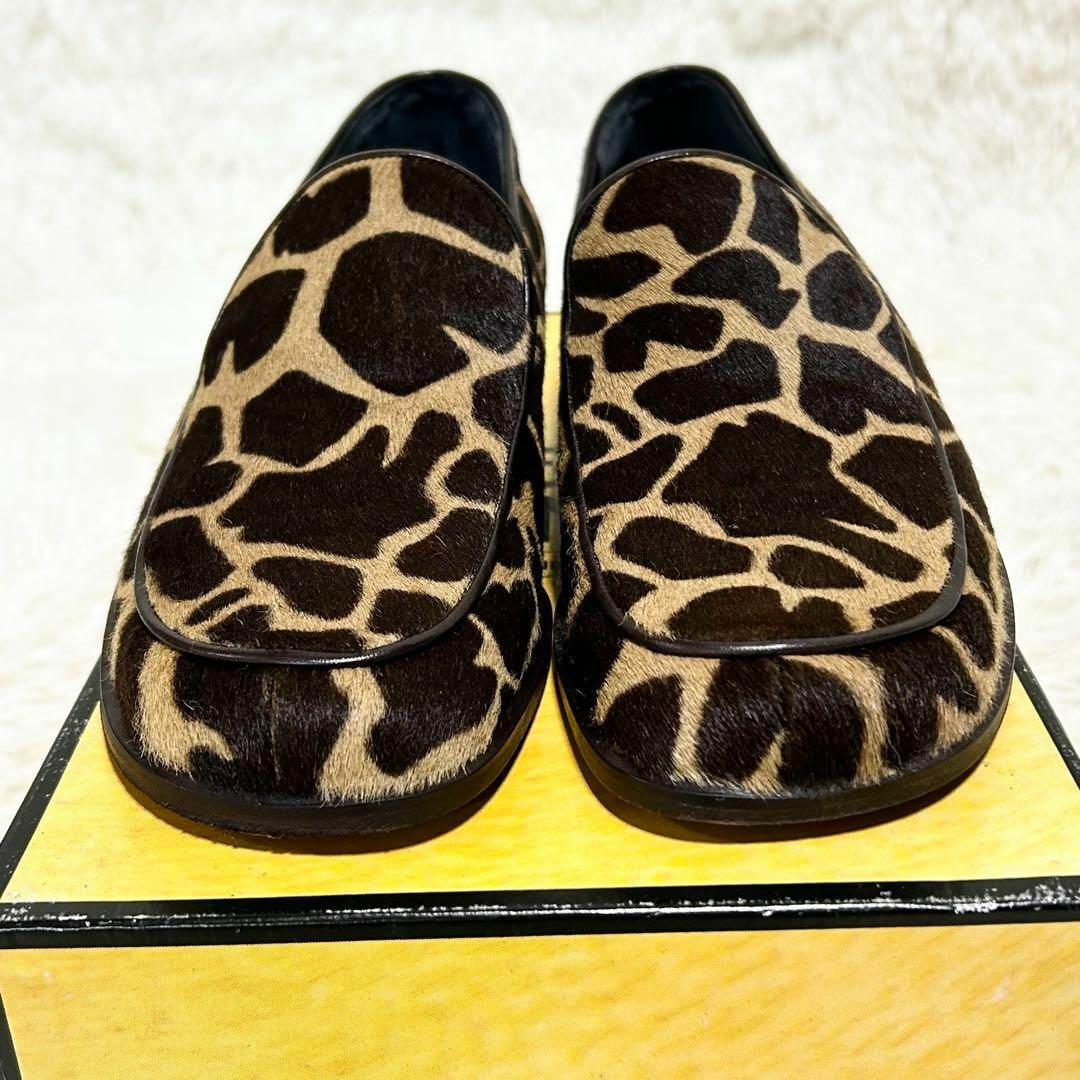 FENDI - 極美品 FENDI フェンディ ローファー 23cm ハラコ