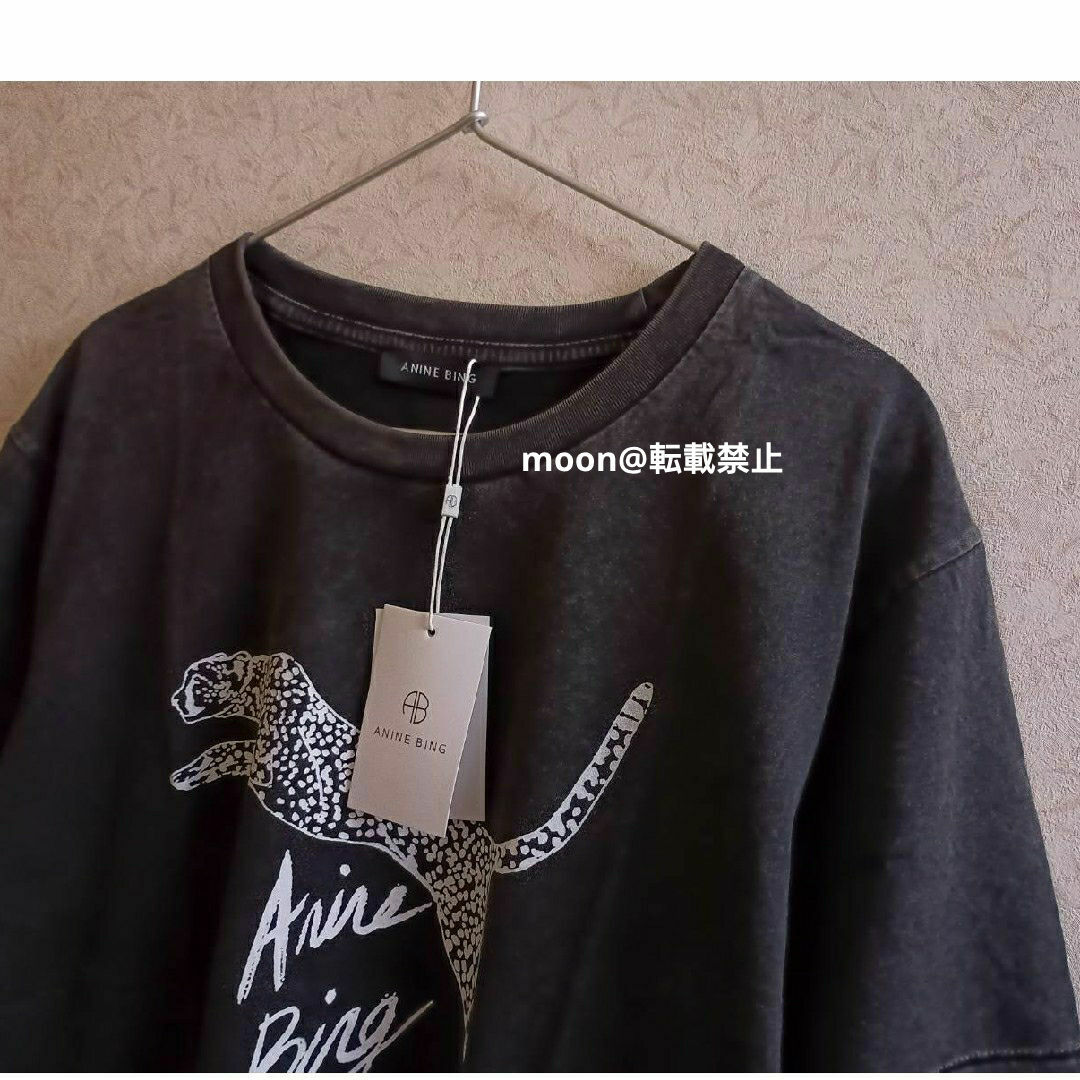 新品】ANINE BING アニービン レオパード Tシャツ Mの通販 by 新品】ANINE BING アニービン レオパード Tシャツ Mの通販 by