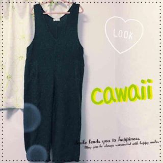 カワイイ(cawaii)の新品！Cawaii☆ゆったりサロペット(サロペット/オーバーオール)