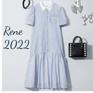 René - 美品 Rene ルネ Dress Frill & Flare 6816710 ワンピース René - 美品 Rene ルネ Dress Frill & Flare 6816710 ワンピース
