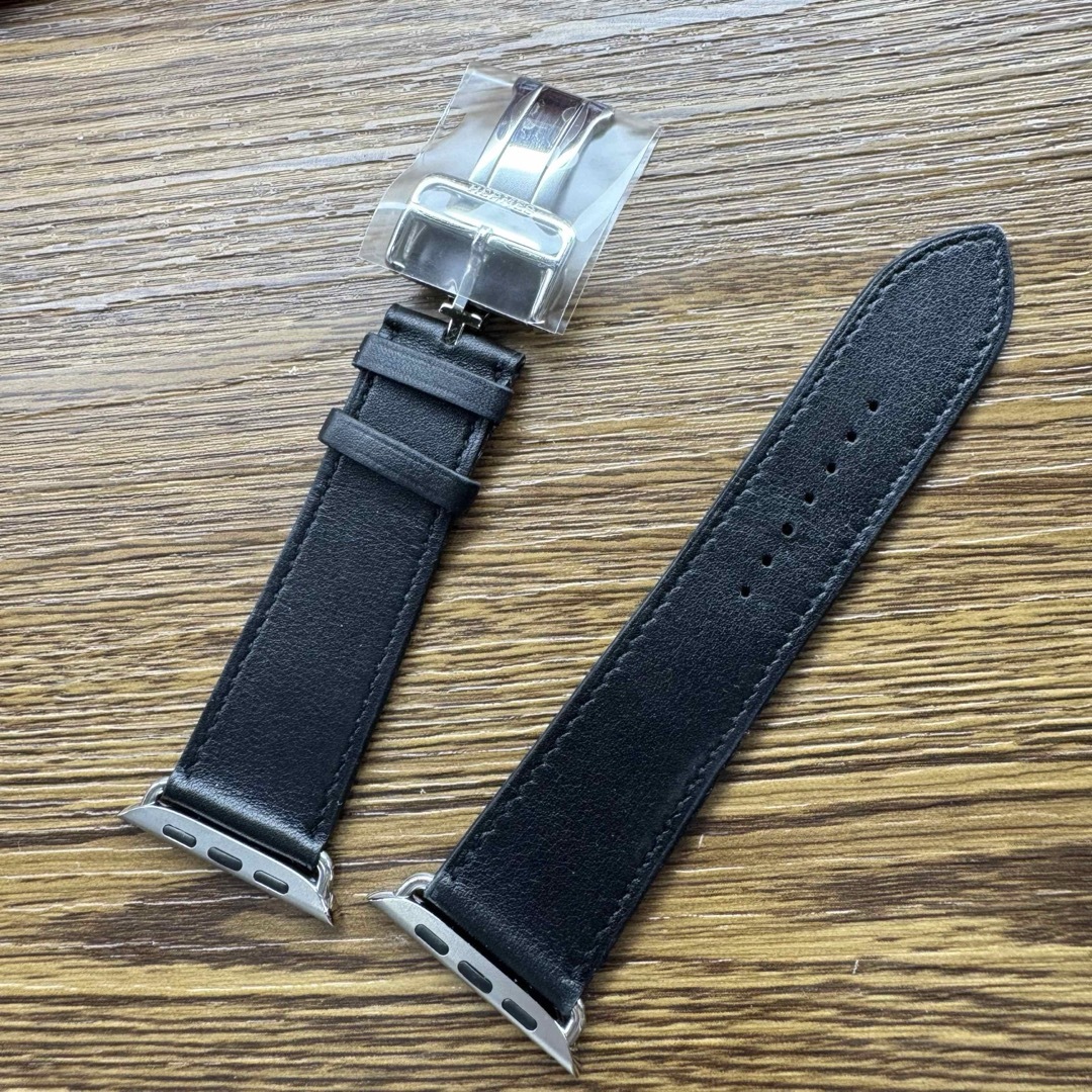 Apple - 2521 Apple Watch エルメス ブラック バックル レザー Apple - 2521 Apple Watch エルメス ブラック バックル レザー