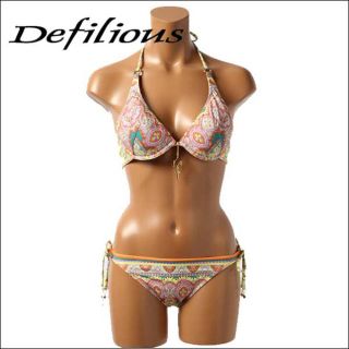 デフィリアス(Defilious)の☆新品  Defilious デフィリアス ペイズリー 水着 オレンジ(水着)