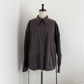 CLANE - Mix Mesh Gather Shirt CLANEの通販 by ゆな's shop CLANE - Mix Mesh Gather Shirt CLANEの通販 by ゆな's shop